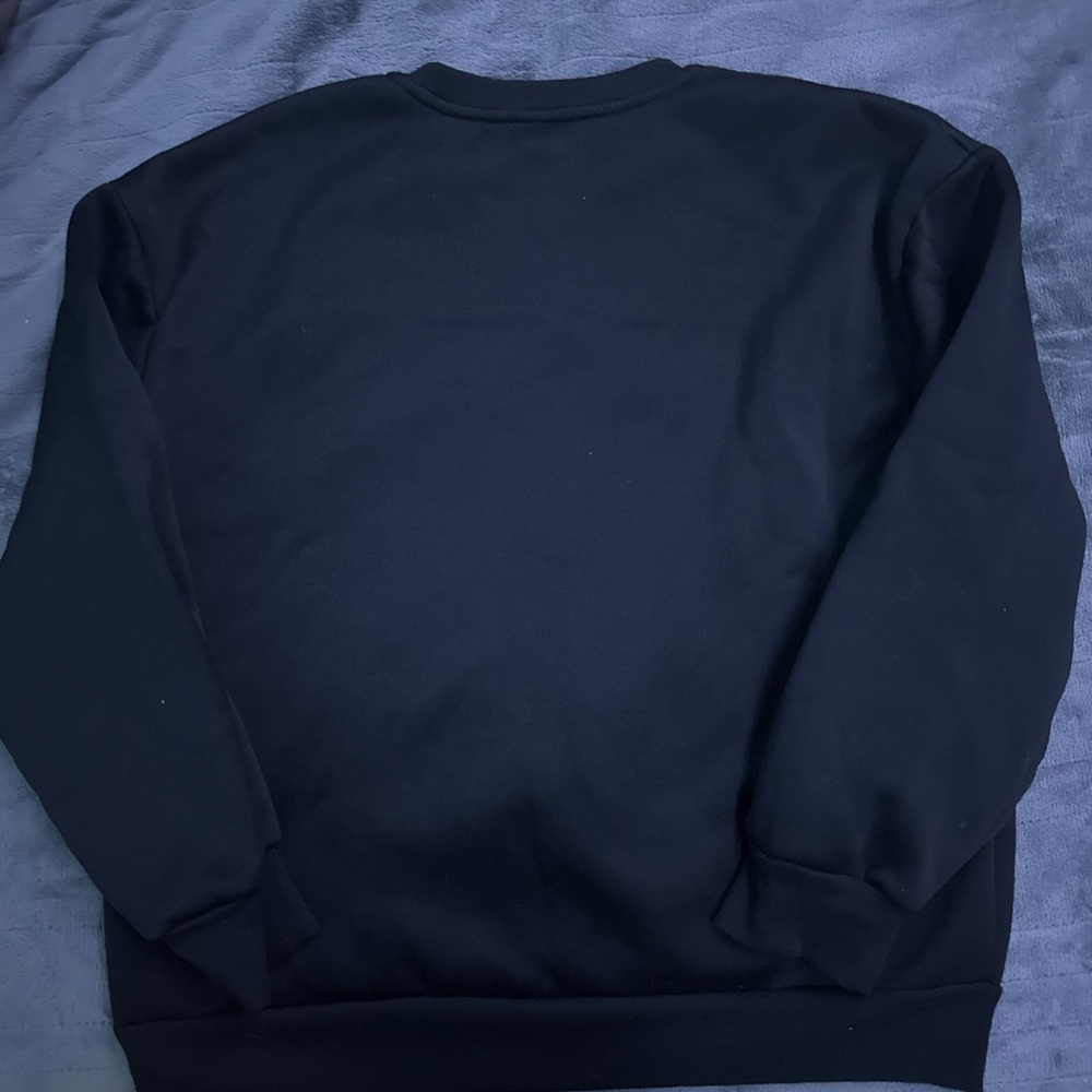 SHEIN printed fleece crew neck, never worn.